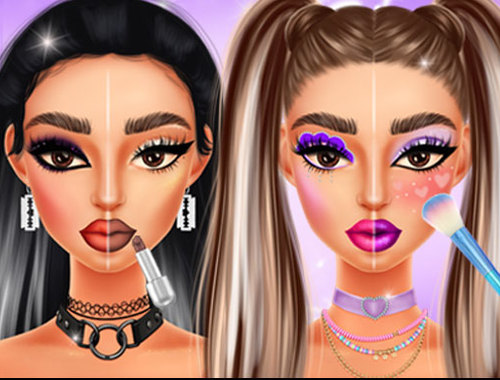 Gioco Tendenze del trucco: allora e ora .