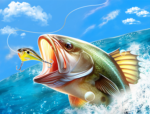 Gioco Barone della pesca vera pesca .