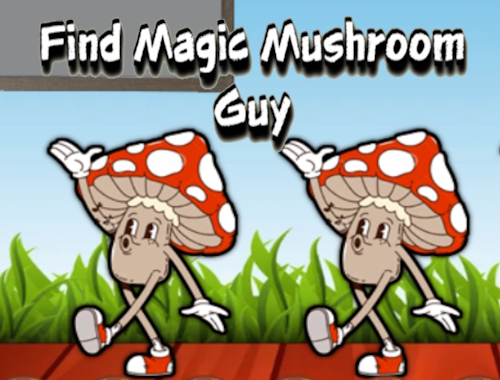 Gioco Trova il ragazzo dei funghi magici .
