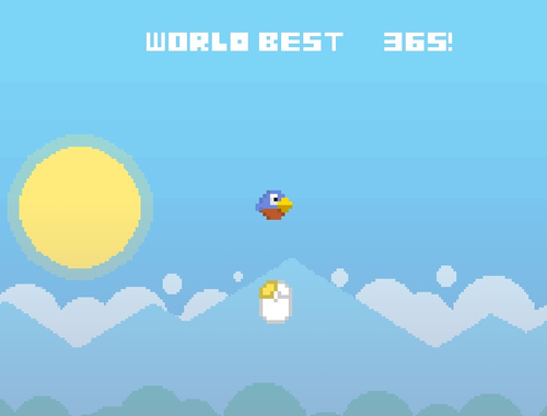 Gioco Volo flappy .