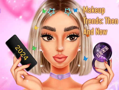 Gioco Tendenze del trucco: allora e ora .