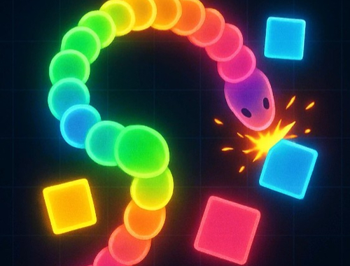 Gioco Snake Frenzy Color Clash .