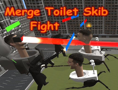 Gioco Unisci la lotta con lo skib toilette .