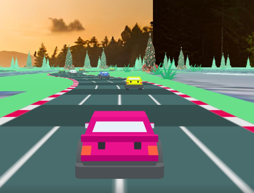 Gioco Chase 3D ad alta velocità 