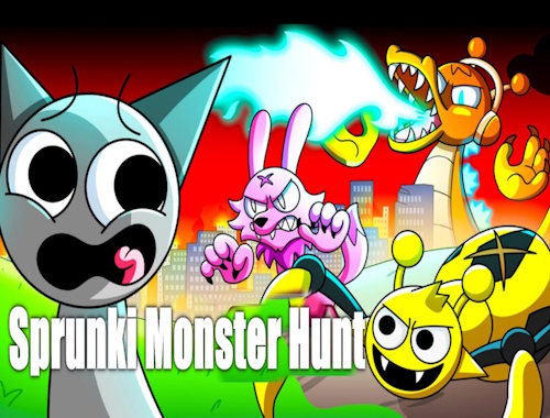 Gioco Sprunki Monster Hunt .