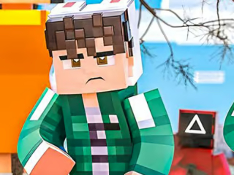 Gioco Puzzle puzzle: gioco di calamari Minecraft .