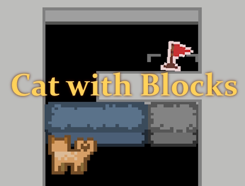Gioco Gatto con blocchi 