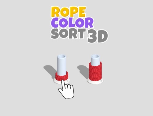 Gioco Ordina del colore della corda 3D 