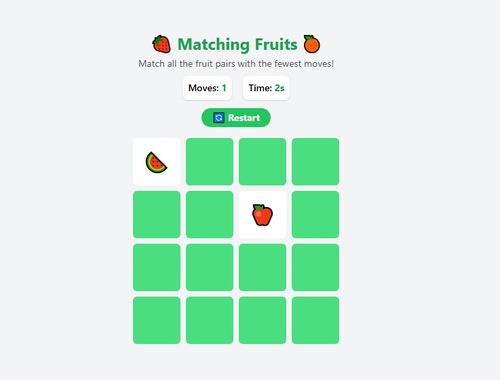 Gioco Frutti abbinati .