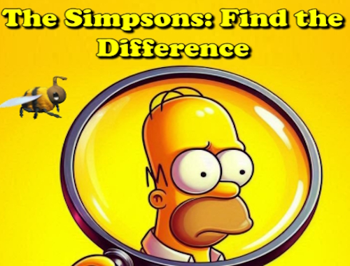 Gioco The Simpsons: trova la differenza .