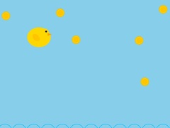 Gioco A Duck Collecting Coins