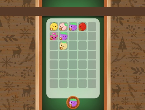 Gioco Frutti da dadi puzzle .
