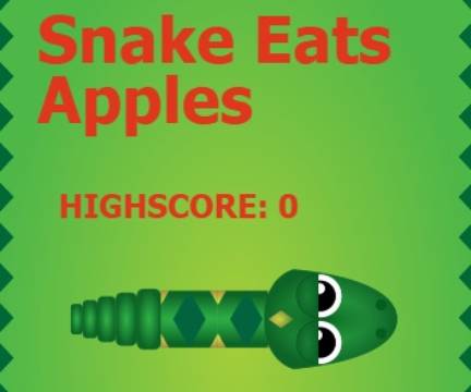 Gioco Il serpente mangia mele .