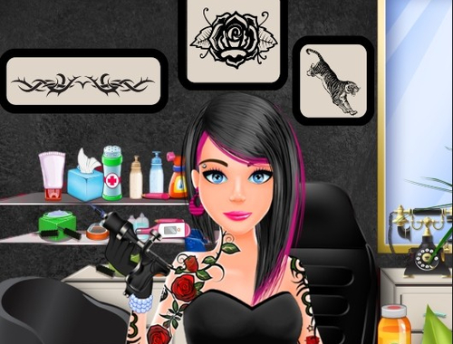 Gioco Sim tatuaggio inchiostro tatuaggio .