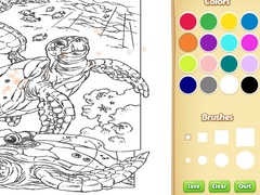 Gioco Sea Animal Coloring Book