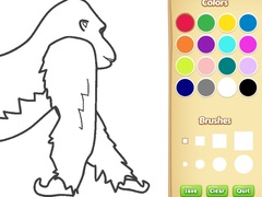 Gioco Gorilla Coloring Book for Kids