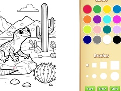 Gioco Desert Animals Coloring Book for Kids