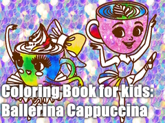 Gioco Coloring Book for kids: Ballerina Cappuccina 