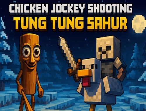 Gioco Pollo che spara a Tung Tung Sahur .