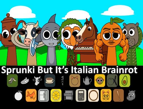 Gioco Sprunki ma è il cervello italiano .