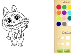 Gioco Labubu Doll Coloring Book for Kids