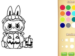 Gioco Halloween Labubu Coloring & Drawing Game