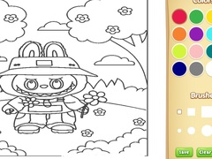 Gioco Cute Labubu Coloring Book for Kids
