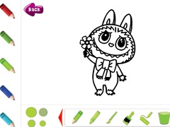 Gioco Labubu Coloring Pages
