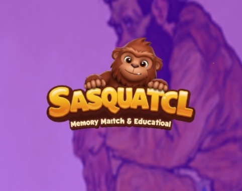 Gioco Match di memoria di sasquatch ed educativo .