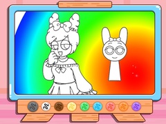 Gioco Coloring Book: Pinki Sprunki Makeover