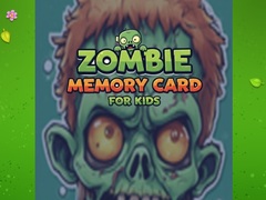 Gioco Zombie Memory Card For Kids