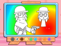 Gioco Coloring Book: Sprunki Tunner
