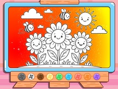 Gioco Coloring Book: Happy Flower
