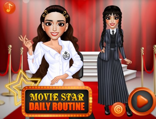Gioco Routine quotidiana della star del cinema .