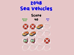 Gioco 2048 Sea Vehicles