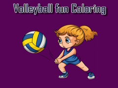 Gioco Volleyball Fun Coloring