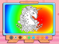 Gioco Coloring Book: Glitter Unicorn