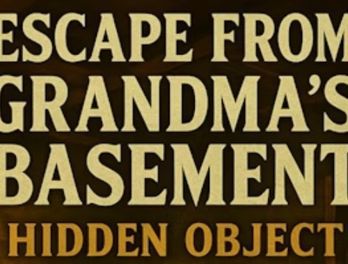 Gioco Escape dall'oggetto nascosto del seminterrato della nonna .