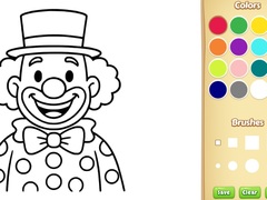 Gioco Clown Coloring Book
