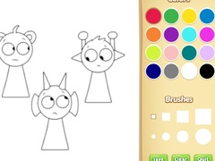 Gioco Sprunki Coloring Pages