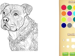 Gioco Dog Coloring Book for Adults
