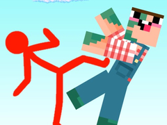 Gioco Red Stickman vs Craftmans