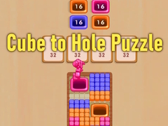Gioco Cube to Hole Puzzle