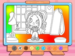 Gioco Coloring Book: Avatar Girl Dress Up Shopping