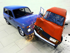Gioco Beam Drive Car Crash Test Simulator