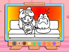 Gioco Coloring Book: Toca Life With Pusheen