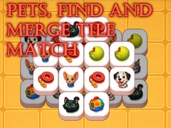 Gioco Pets, Find and Merge Tile Match