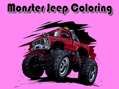 Gioco Monster Jeep Coloring