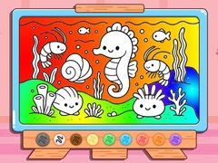Gioco Coloring Book: Kawaii Sea Animals