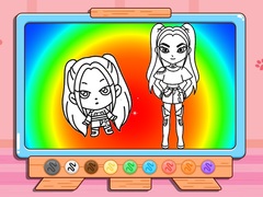 Gioco Coloring Book: Mira Kpop Demon Hunters
